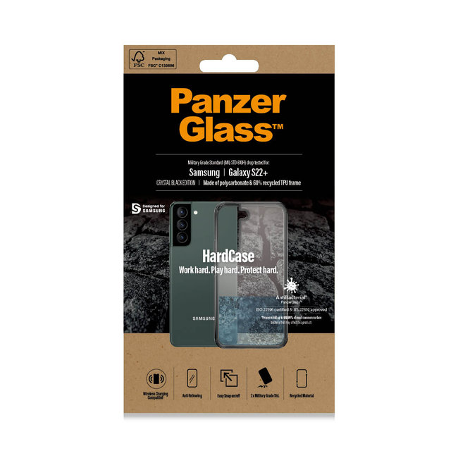 Puzdro HardCase AB pre Samsung Galaxy S22+, čierna