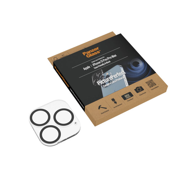 Ochranný kryt objektívu PicturePerfect pre iPhone 13 Pro/13 Pro Max, číra