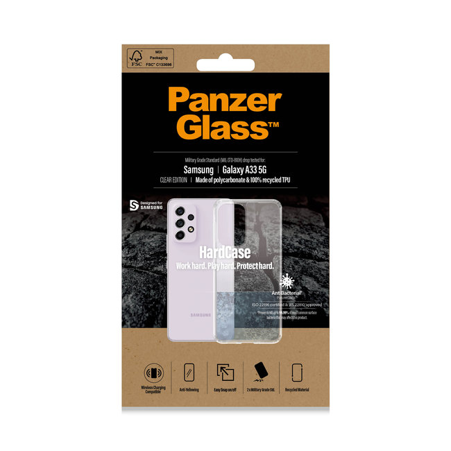 Puzdro HardCase AB pre Samsung Galaxy A33 5G, transparentná