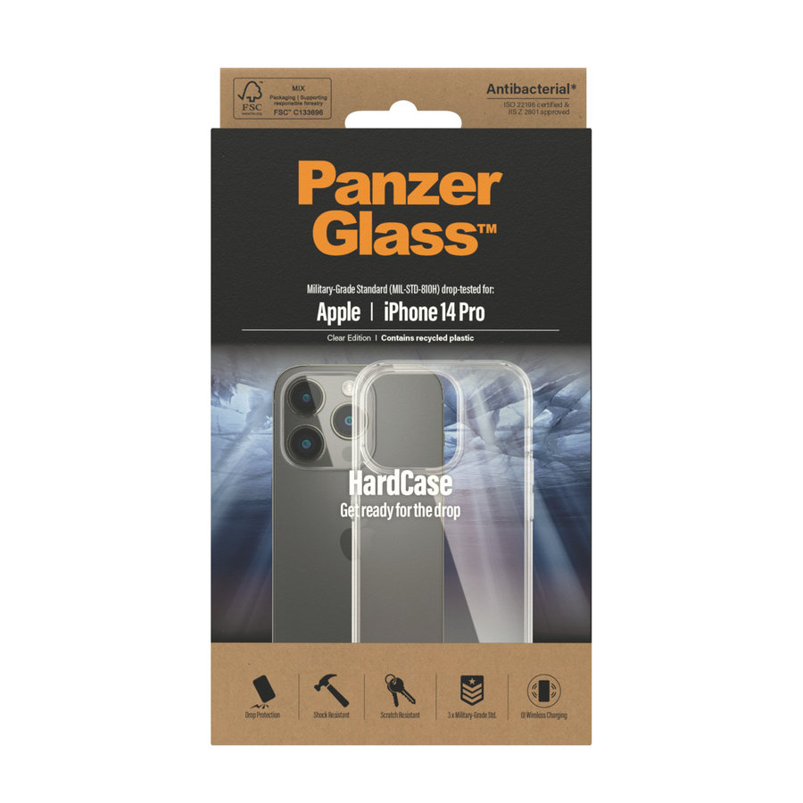 Puzdro HardCase pre iPhone 14 Pro, transparentná