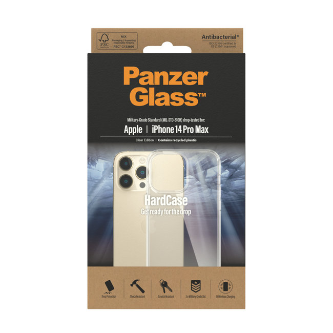 Puzdro HardCase pre iPhone 14 Pro Max, transparentná