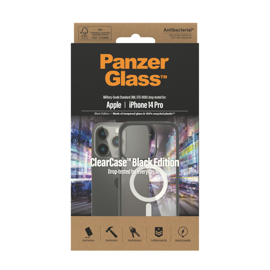Puzdro ClearCase s MagSafe pre iPhone 14 Pro, čierna