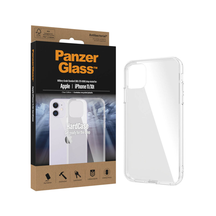 Puzdro HardCase AB pre iPhone 11/XR, transparentná