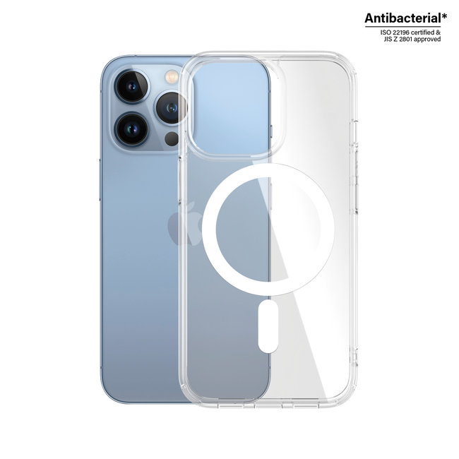 Puzdro HardCase AB s MagSafe pre iPhone 13 Pro, transparentná