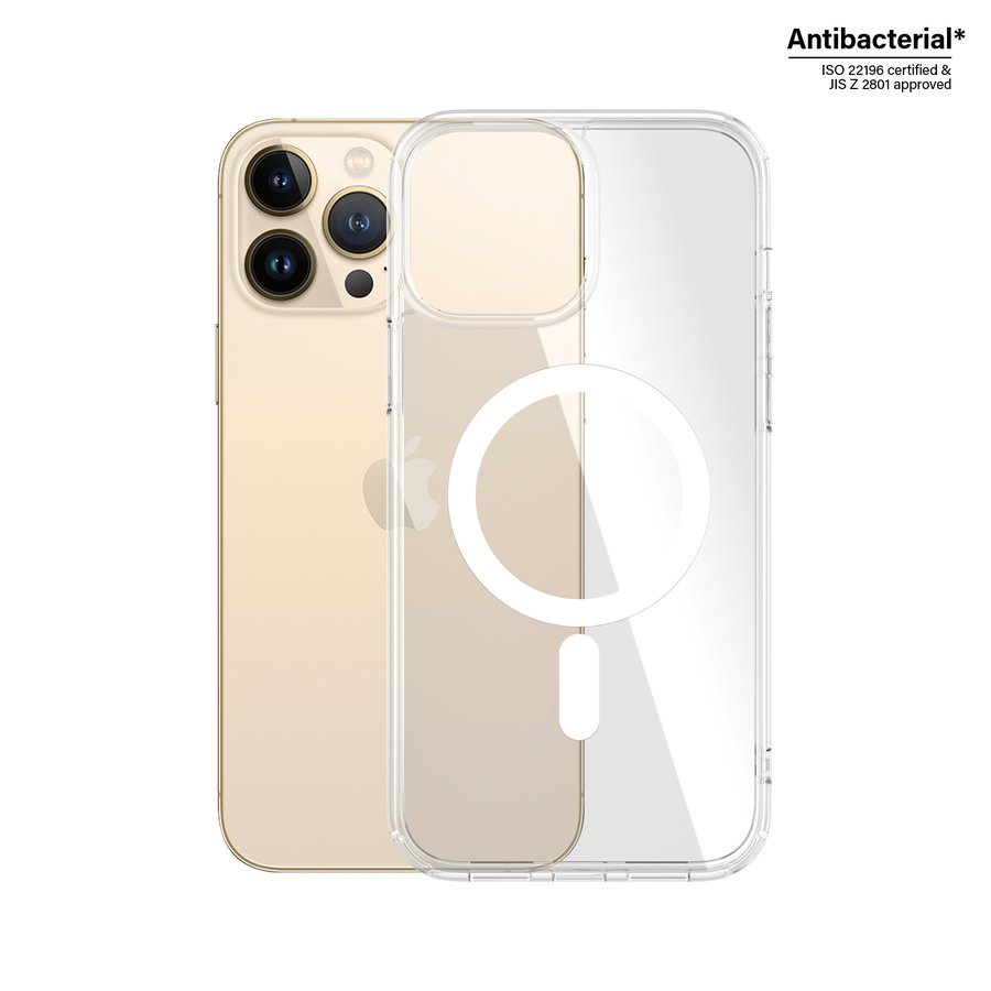 Puzdro HardCase AB s MagSafe pre iPhone 13 Pro Max, transparentná
