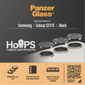 Ochranný kryt objektívu Hoops pre Samsung Galaxy S23 FE, čierna
