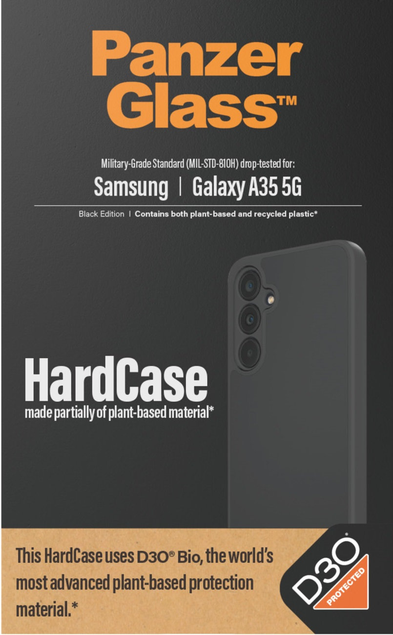 Puzdro HardCase D3O pre Samsung Galaxy A35 5G, čierna