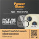 Ochranný kryt objektívu PicturePerfect pre iPhone 15/15 Plus, čierna