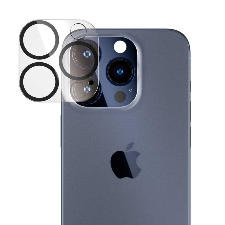 Ochranný kryt objektívu PicturePerfect pre iPhone 15 Pro/15 Pro Max, čierna