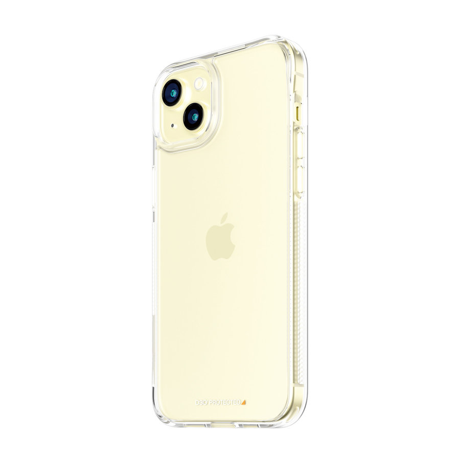 Puzdro HardCase D3O pre iPhone 15 Plus, transparentná
