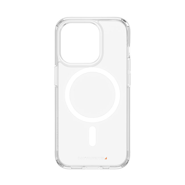 Puzdro HardCase D3O s MagSafe pre iPhone 15 Pro, transparentná