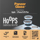 Ochranný kryt objektívu fotoaparátu Hoops pre iPhone 15/15 Plus, modrá