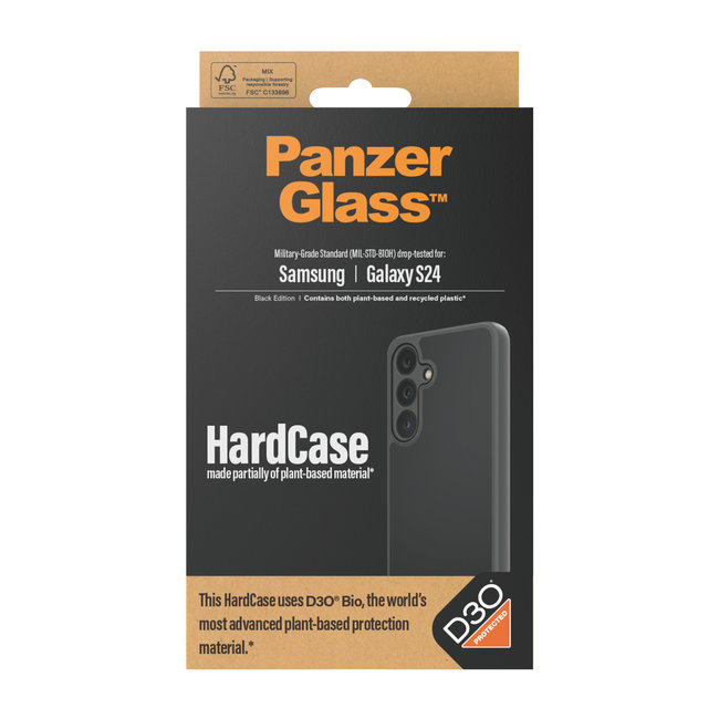 Puzdro HardCase D3O pre Samsung Galaxy S24, čierna