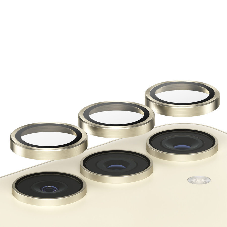 Ochranný kryt objektívu Hoops pre Samsung Galaxy S24/S23/S23+, žltá