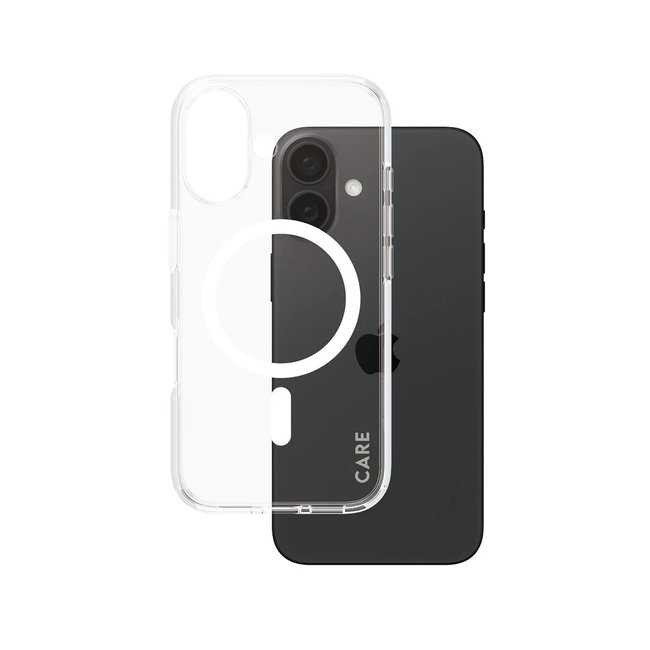 CARE - Puzdro Urban Combat s MagSafe pre iPhone 16, biela
