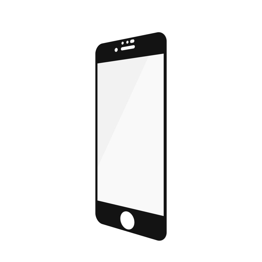 Tvrdené sklo Case Friendly AB pre iPhone SE 2022/SE 2020/8/7/6s/6, čierna