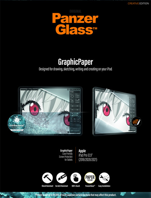 GraphicPaper Case Friendly AB pre iPad Pro 12,9'', číra