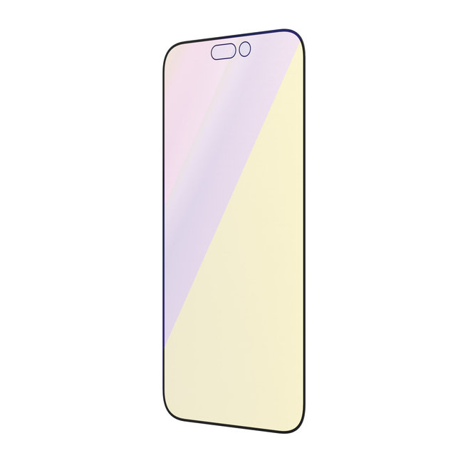 Tvrdené sklo UWF Anti-Bluelight AB s aplikátorom pre iPhone 14 Pro, čierna