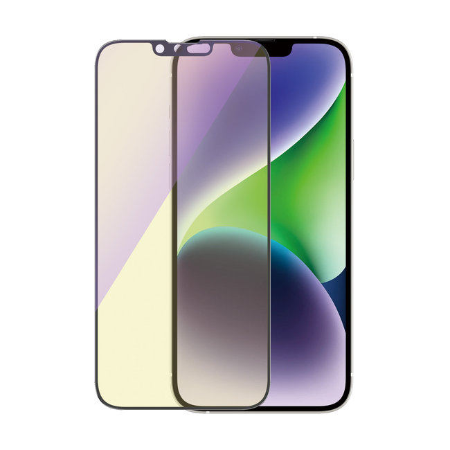 Tvrdené sklo UWF Anti-Bluelight AB s aplikátorom pre iPhone 14 Plus/13 Pro Max, čierna