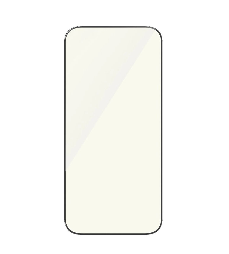 Tvrdené sklo UWF Eyecare s aplikátorom pre iPhone 15 Pro, čierna