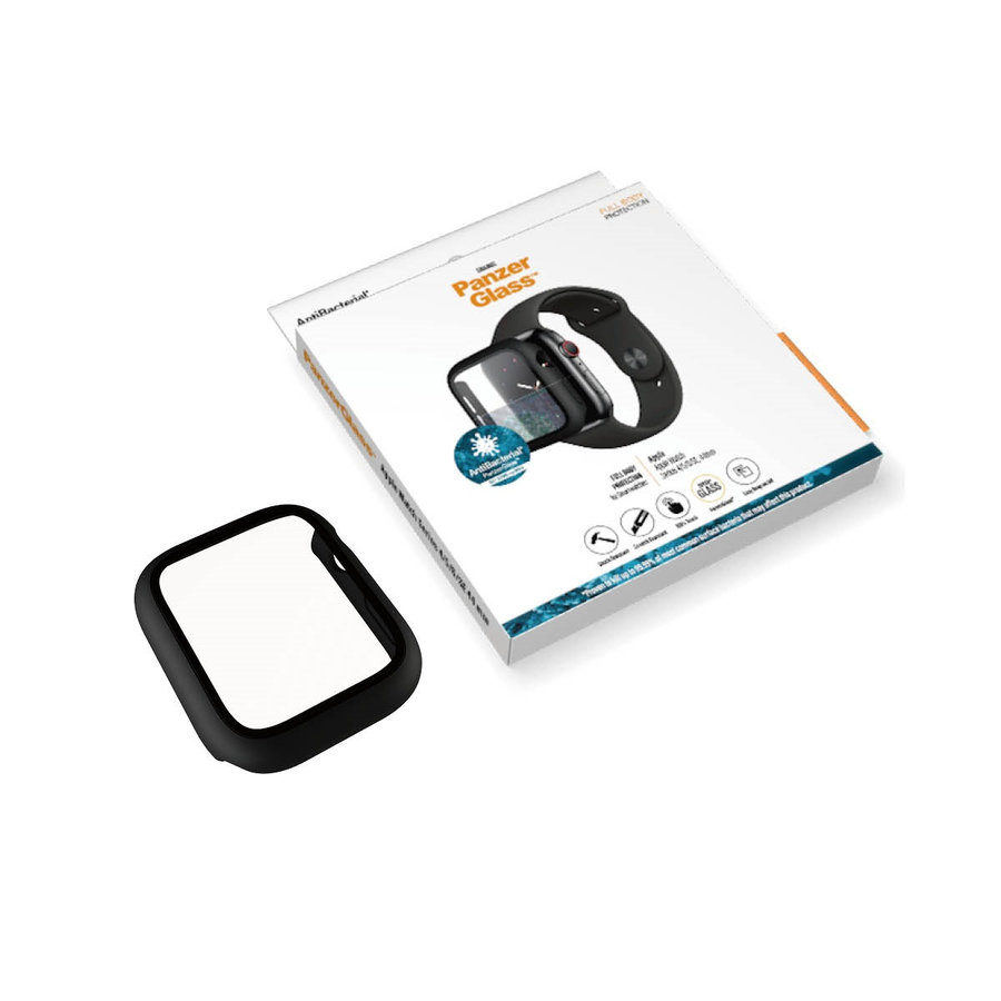 Tvrdené sklo Full Body AB pre Apple Watch SE/6/5/4 44 mm, čierna