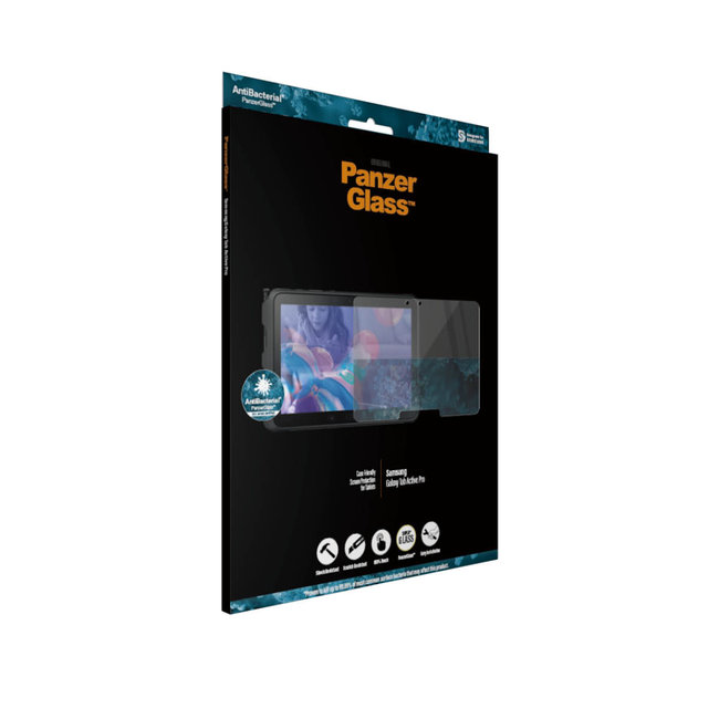 Tvrdené sklo Case Friendly pre Samsung Galaxy Tab Active Pro/Active4 Pro, čierna