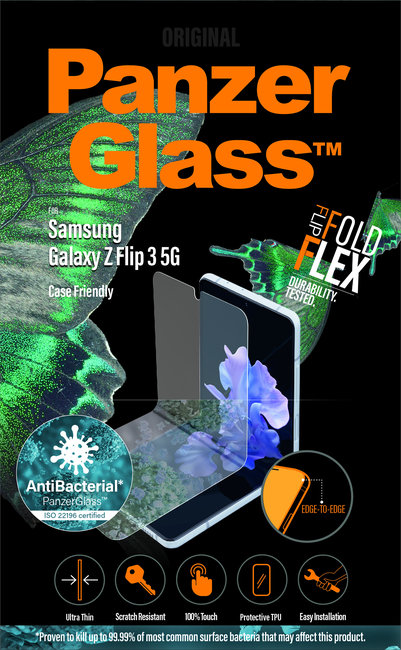 Ochranná fólia Case Friendly AB pre Samsung Galaxy Z Flip3 5G, číra