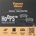 Ochranný kryt objektívu fotoaparátu Hoops pre Samsung Galaxy Z Flip6, čierna