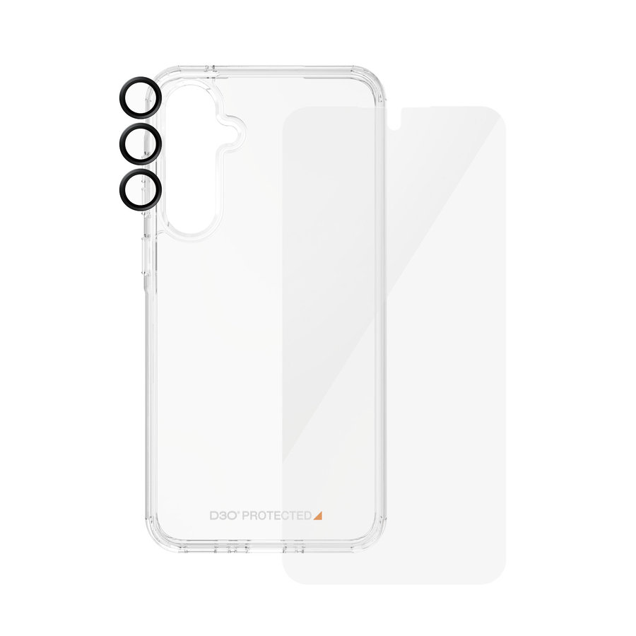 Bundle Hoops + Tvrdené sklo UWF + Hard Case D3O pre Samsung Galaxy A55 5G