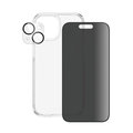 Bundle PicturePerfect + Tvrdené sklo UWF Privacy + Hard Case D3O pre iPhone 15