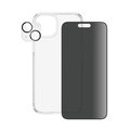 Bundle PicturePerfect + Tvrdené sklo UWF Privacy + Hard Case D3O pre iPhone 15 Plus