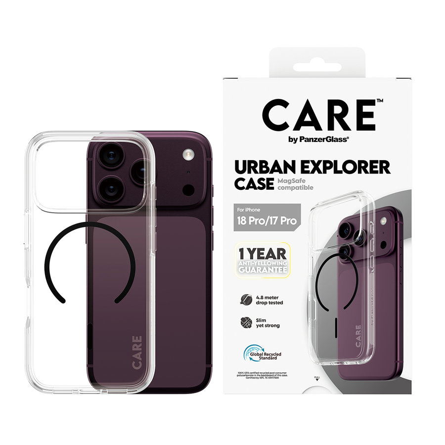 CARE - Puzdro Urban Explorer s MagSafe pre iPhone 18 Pro/17 Pro, čierna