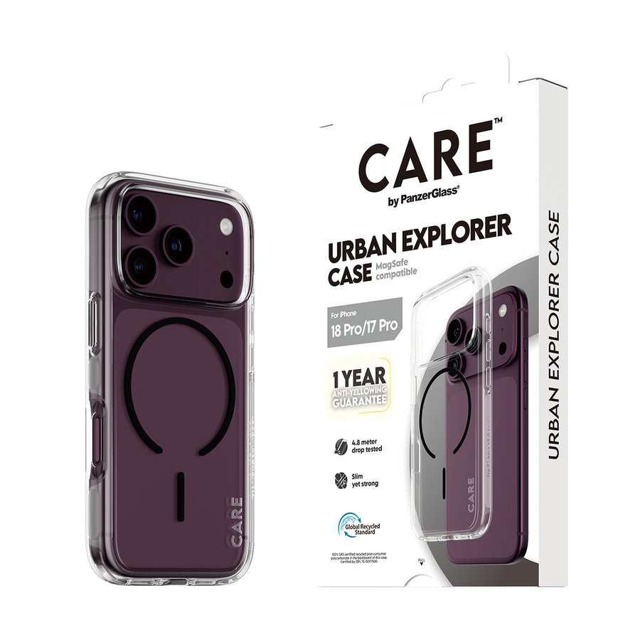 CARE - Puzdro Urban Explorer s MagSafe pre iPhone 18 Pro/17 Pro, čierna