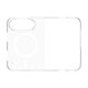 CARE - Puzdro SL1M s bielym MagSafe pre iPhone Duo, transparentná