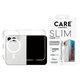 CARE - Puzdro SL1M s bielym MagSafe pre iPhone Duo, transparentná