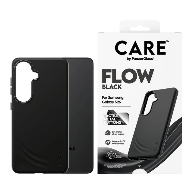 CARE - Puzdro FLOW s QI pre Samsung Galaxy S26, čierna