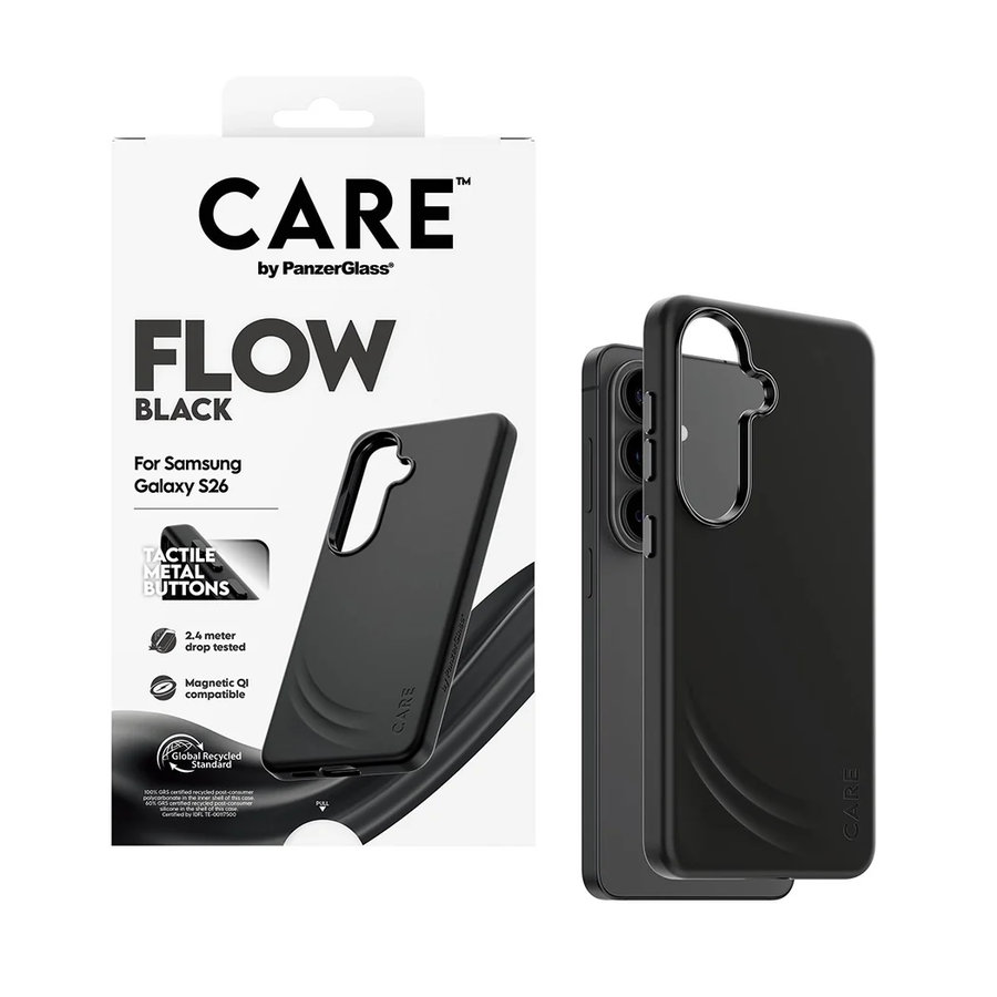 CARE - Puzdro FLOW s QI pre Samsung Galaxy S26, čierna