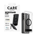 CARE - Puzdro Kickstand s čiernym QI pre Samsung Galaxy S26+, čierna