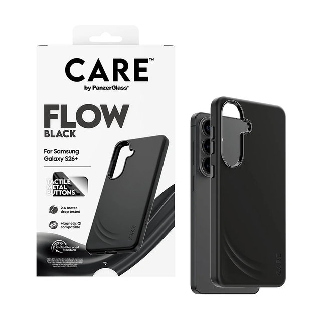 CARE - Puzdro FLOW s QI pre Samsung Galaxy S26+, čierna