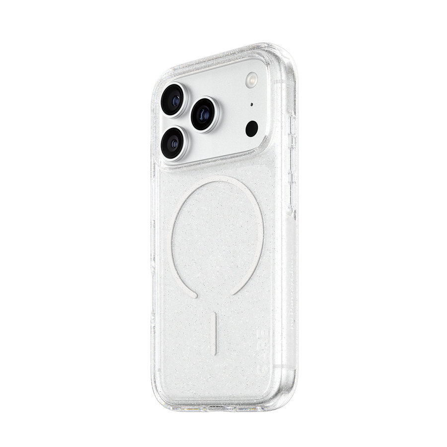 CARE - Puzdro Star Lit s MagSafe pre iPhone 18 Pro/17 Pro, transparentná