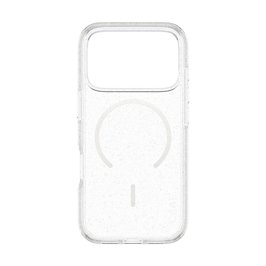 CARE - Puzdro Star Lit s MagSafe pre iPhone 18 Pro/17 Pro, transparentná