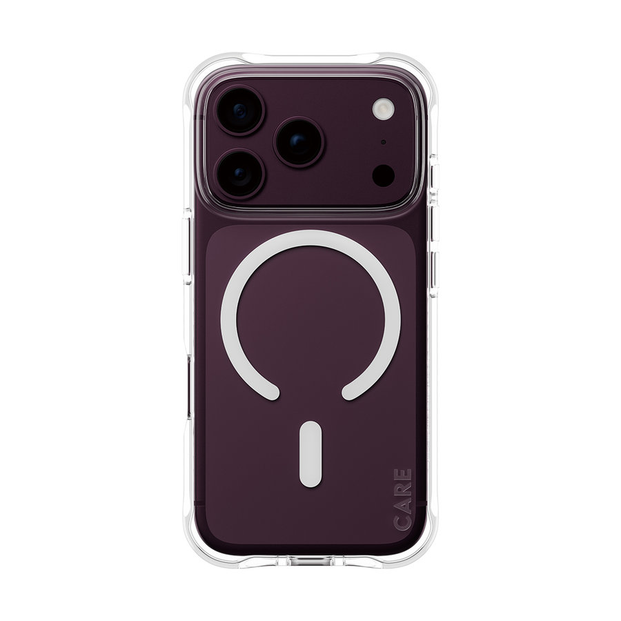 CARE - Puzdro Samba s MagSafe pre iPhone 18 Pro/17 Pro, transparentná