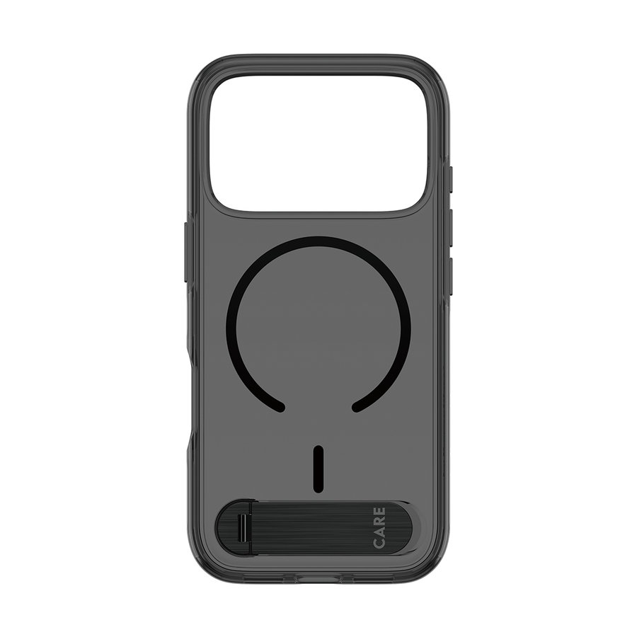 CARE - Puzdro Kickstand s MagSafe pre iPhone 18 Pro/17 Pro, čierna