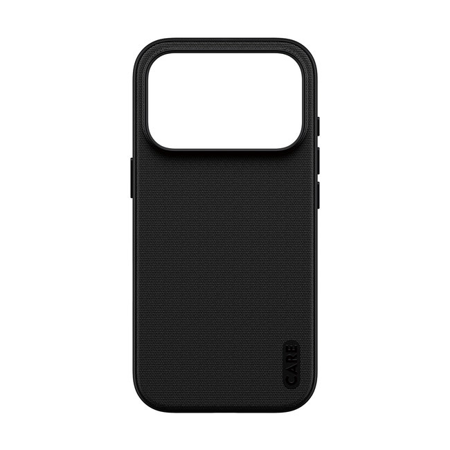 CARE - Puzdro Fusion Fabric s MagSafe pre iPhone 18 Pro/17 Pro, čierna
