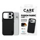 CARE - Puzdro Fusion Fabric s MagSafe pre iPhone 18 Pro/17 Pro, čierna
