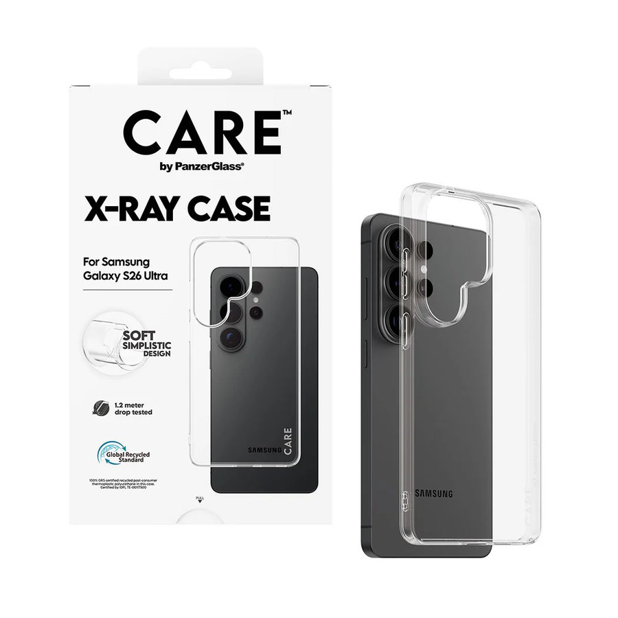 CARE - Puzdro X-Ray pre Samsung Galaxy S26 Ultra, transparentná