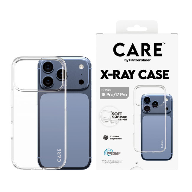 CARE - Puzdro X-Ray pre iPhone 18 Pro/17 Pro, transparentná