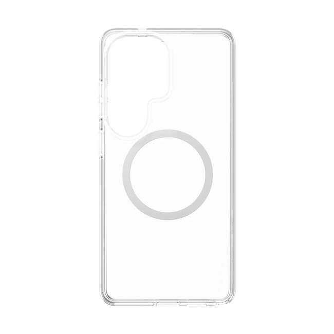 CARE - Puzdro Urban Explorer s bielym QI pre Samsung Galaxy S26 Ultra, transparentná