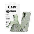 CARE - Puzdro Kickstand pre iPhone 17, transparentná