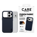CARE - Puzdro Fusion Fabric s MagSafe pre iPhone 18 Pro/17 Pro, modrá